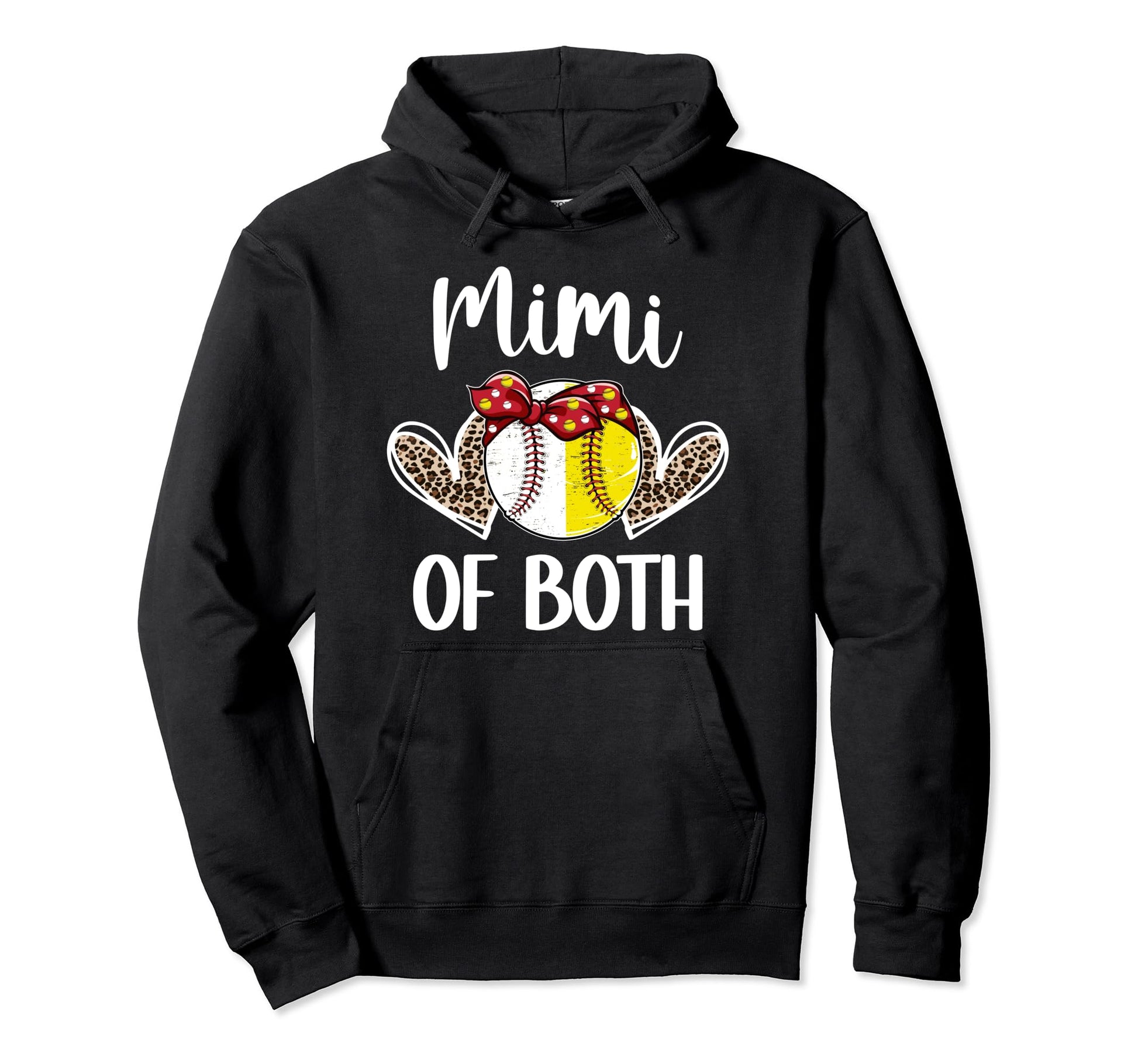 Mimi Both Baseball Softball Mimi Hoodie - Minimalist Print Men Women - T-Shirt, Sweatshirt, Hoodie