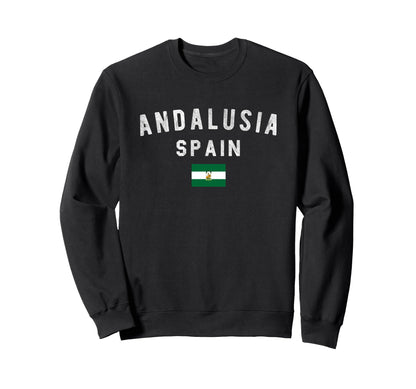 Varsity Andalusia Spain Sweatshirt - Novelty Apparel Men Women - T-Shirt, Sweatshirt, Hoodie
