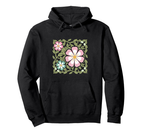 Groovy Boho Flower Floral Hoodie - Aesthetic Graphic Men Women - T-Shirt, Sweatshirt, Hoodie