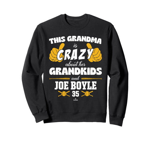 Grandma Crazy Joe Boyle Oakland Sweatshirt - Novelty Apparel for Adults - T-Shirt, Sweatshirt, Hoodie