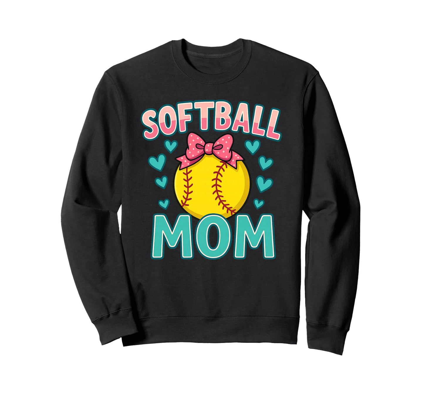 Proud Softball Mom Life Love My Sweatshirt - Aesthetic Graphic Men Women - T-Shirt, Sweatshirt, Hoodie