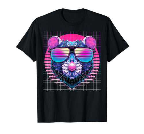 Rat Sunglasses Mouse Vaporwave T-Shirt - Streetwear Style Men Women - T-Shirt, Sweatshirt, Hoodie