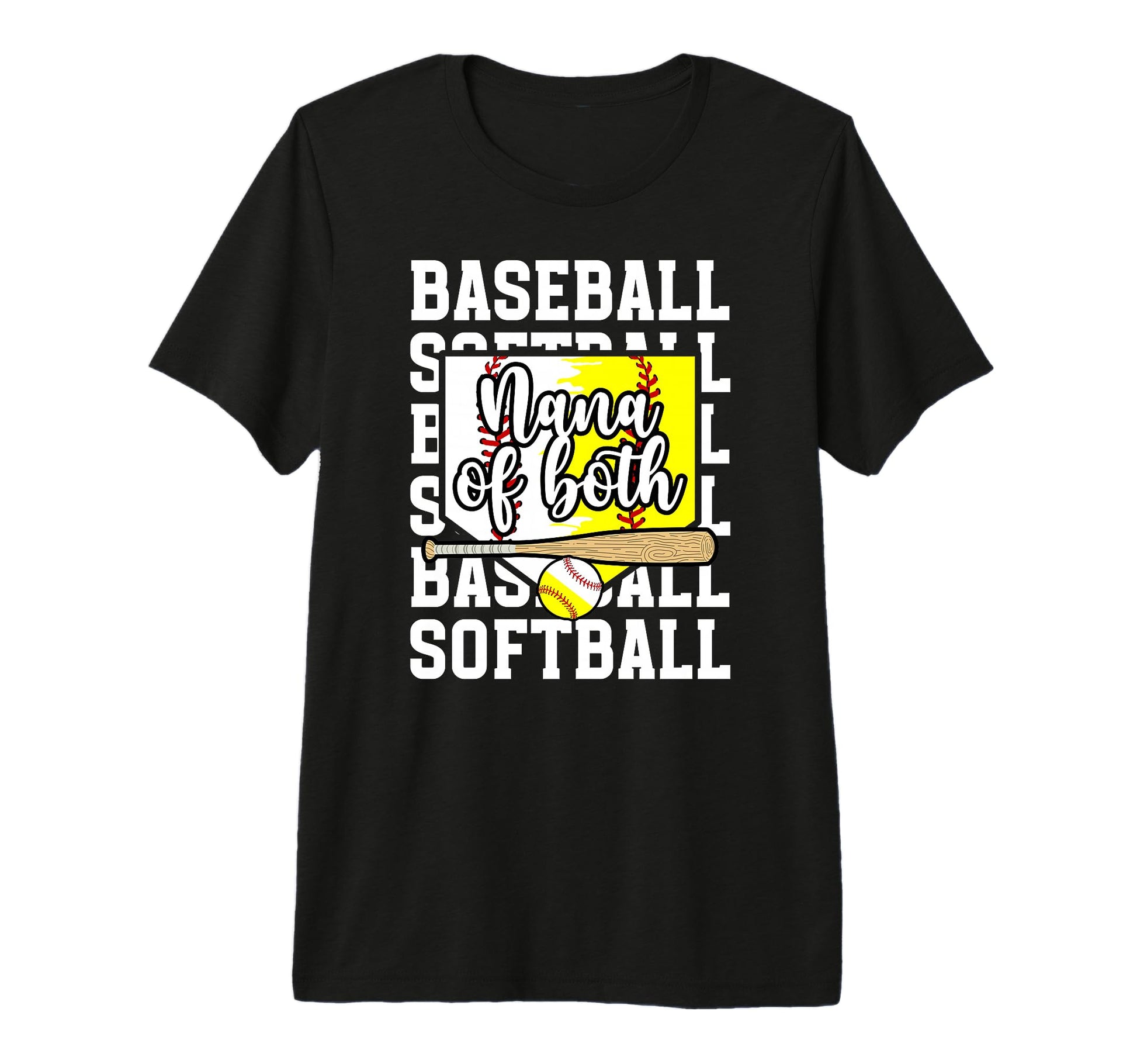 Nana Both Proud Softball Baseball T-Shirt - Streetwear Style Men Women - T-Shirt, Sweatshirt, Hoodie