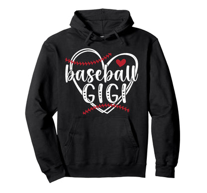Baseball Gigi Heart Gigi Baseball Hoodie - Fun Novelty Design Unisex - T-Shirt, Sweatshirt, Hoodie