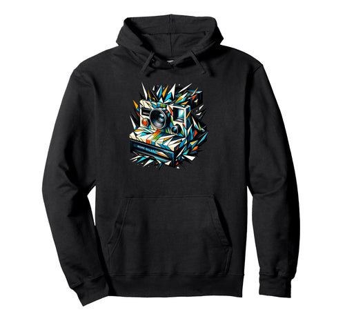Camera Photographer Photography Hoodie - Graphic Print for Adults - T-Shirt, Sweatshirt, Hoodie