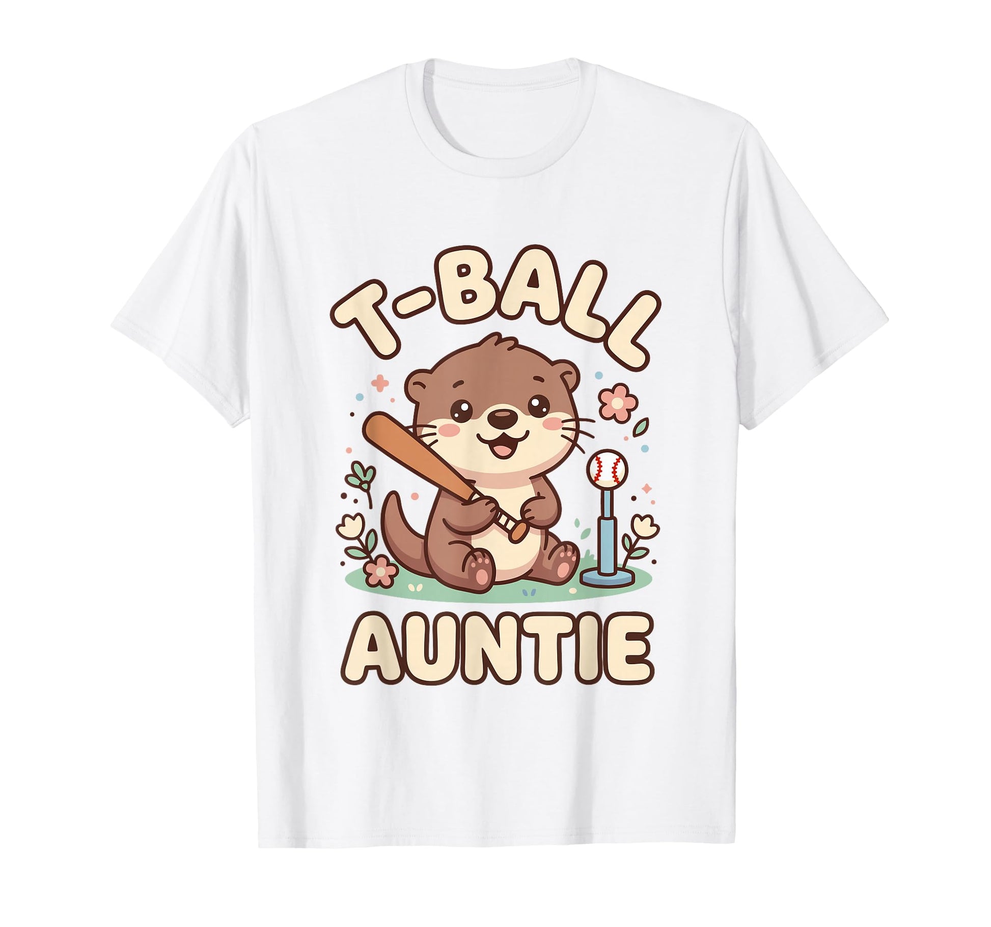 Funny T Ball Auntie Softball Ball T T-Shirt - Unique Graphic for Adults - T-Shirt, Sweatshirt, Hoodie