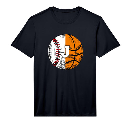 Letter J Baseball Basketball T-Shirt - Novelty Apparel Men Women - T-Shirt, Sweatshirt, Hoodie