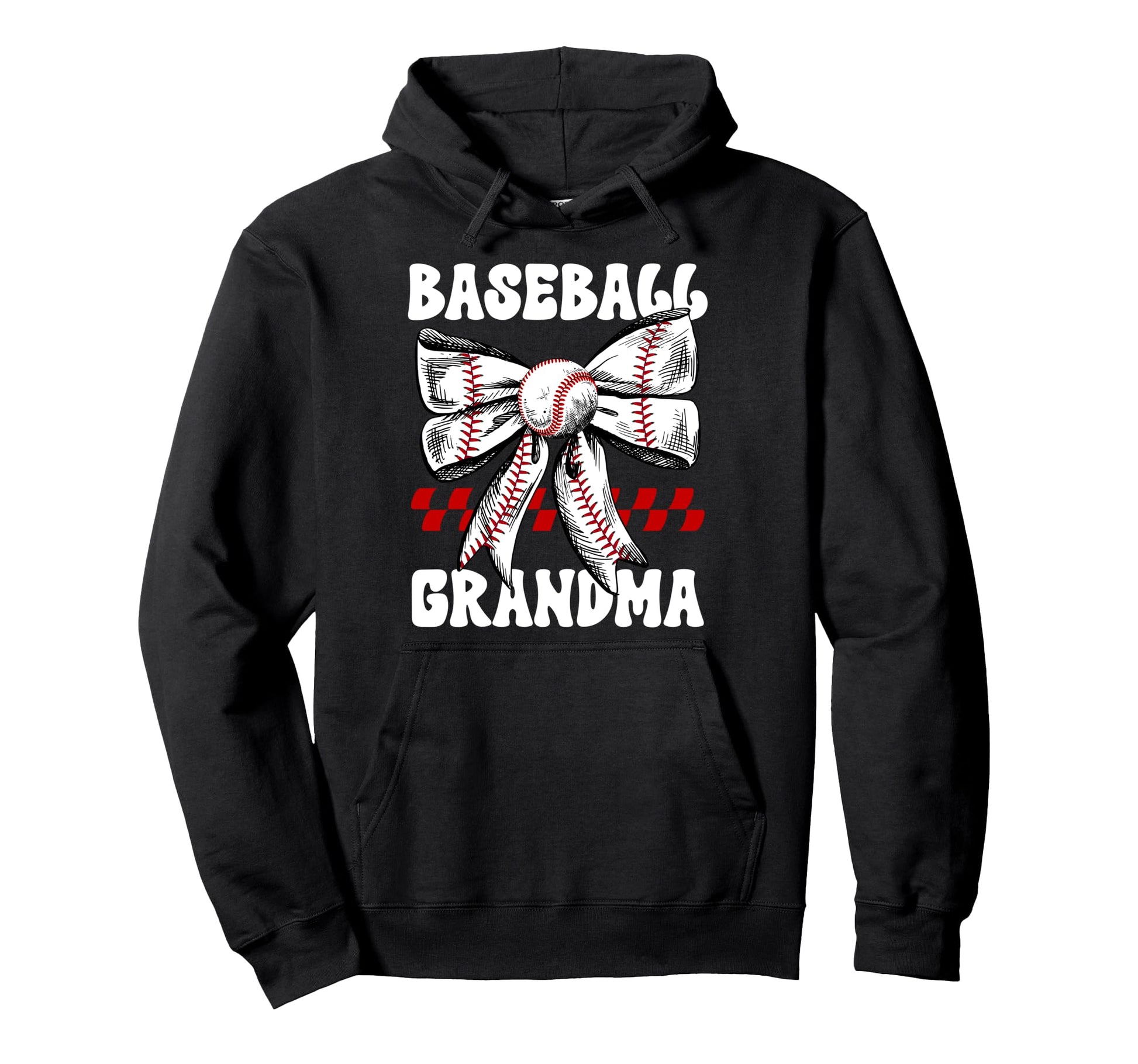 Baseball Grandma Baseball Player Hoodie - Minimalist Print Men Women - T-Shirt, Sweatshirt, Hoodie