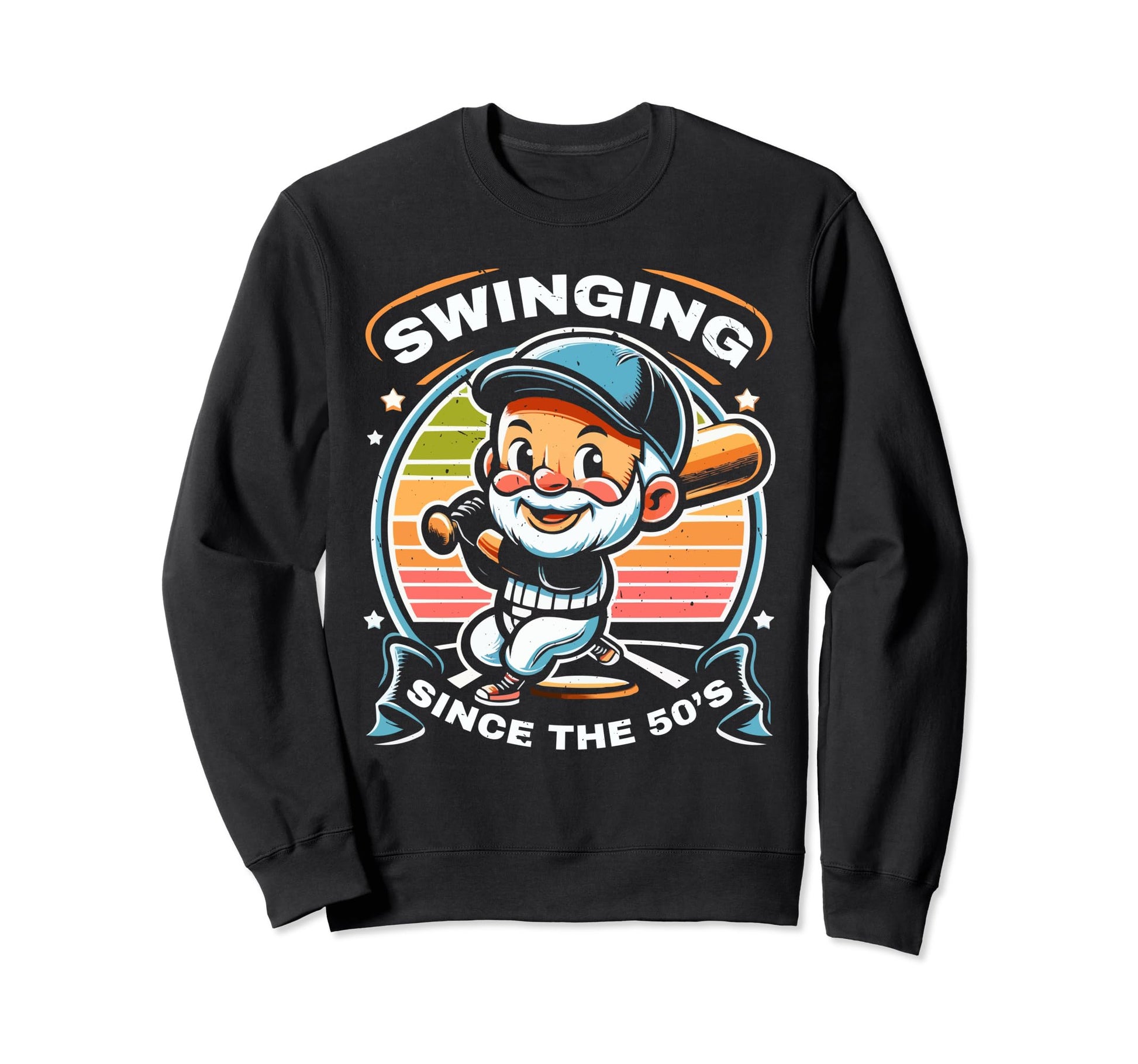 Baseball Grandpa Grandfather Gramps Sweatshirt - Unique Graphic Unisex - T-Shirt, Sweatshirt, Hoodie