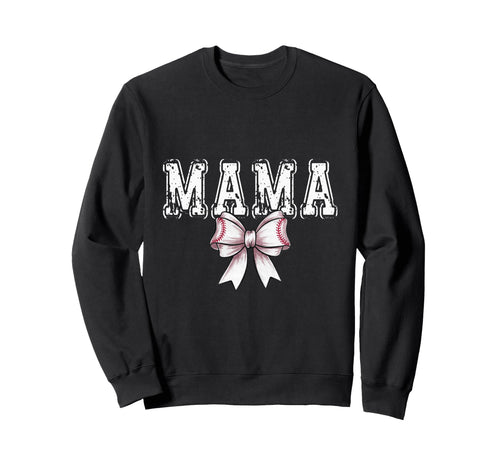 Coquette Baseball Mama Spirit Sweatshirt - Trendy Graphic for Adults - T-Shirt, Sweatshirt, Hoodie