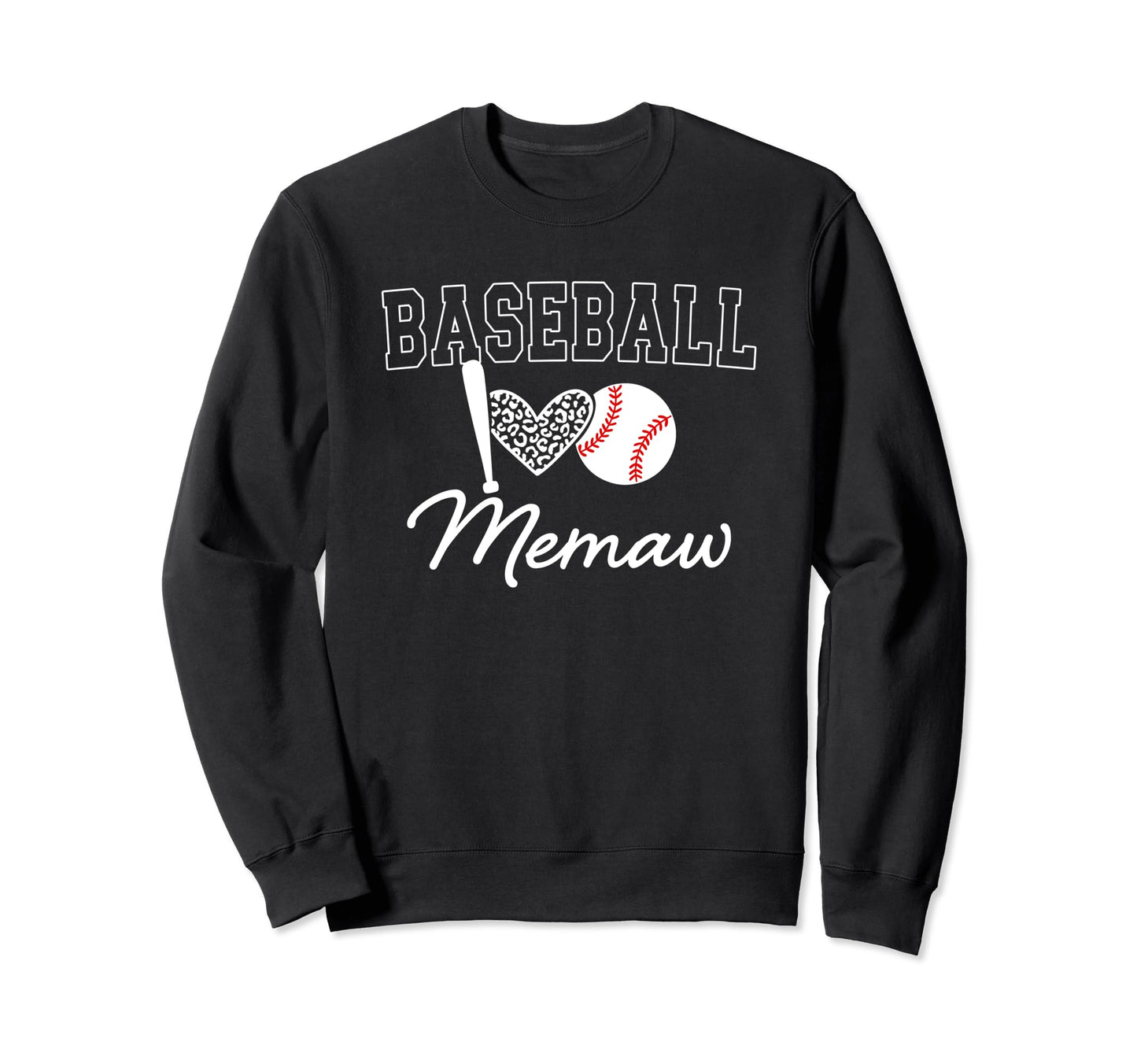 Baseball Memaw Baseball Game Day Sweatshirt - Novelty Apparel Unisex - T-Shirt, Sweatshirt, Hoodie