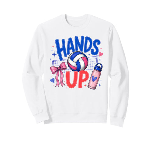 Volleyball Moms Doodle Hands Sweatshirt - Casual Everyday Wear for Adults - T-Shirt, Sweatshirt, Hoodie