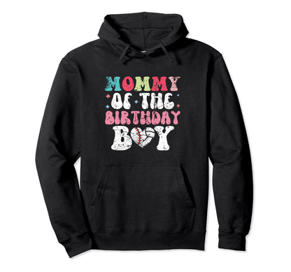 Mommy Bday Baseball Volleyball Hoodie - Custom Art Print Unisex - T-Shirt, Sweatshirt, Hoodie