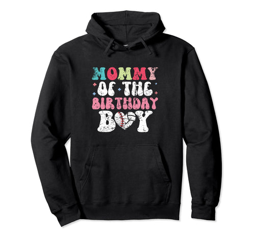 Mommy Bday Baseball Volleyball Hoodie - Custom Art Print Unisex - T-Shirt, Sweatshirt, Hoodie