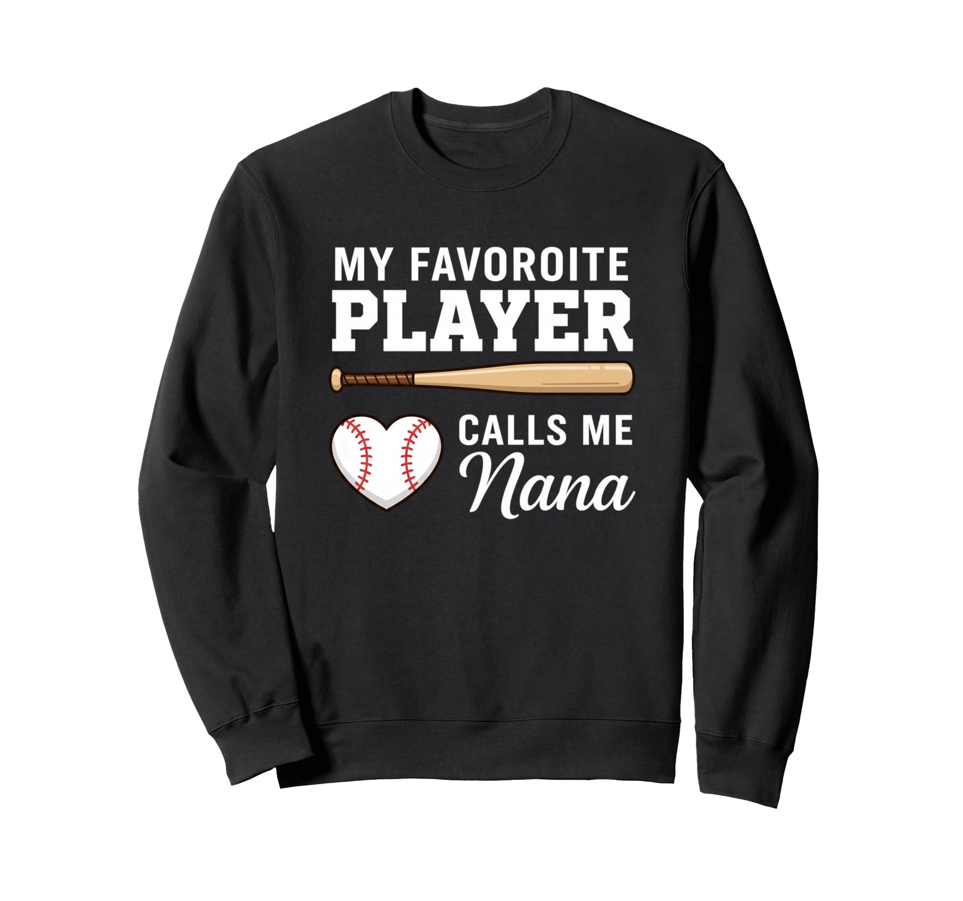 Grandparent My Favorite Player Calls Sweatshirt - Graphic Print for Adults - T-Shirt, Sweatshirt, Hoodie