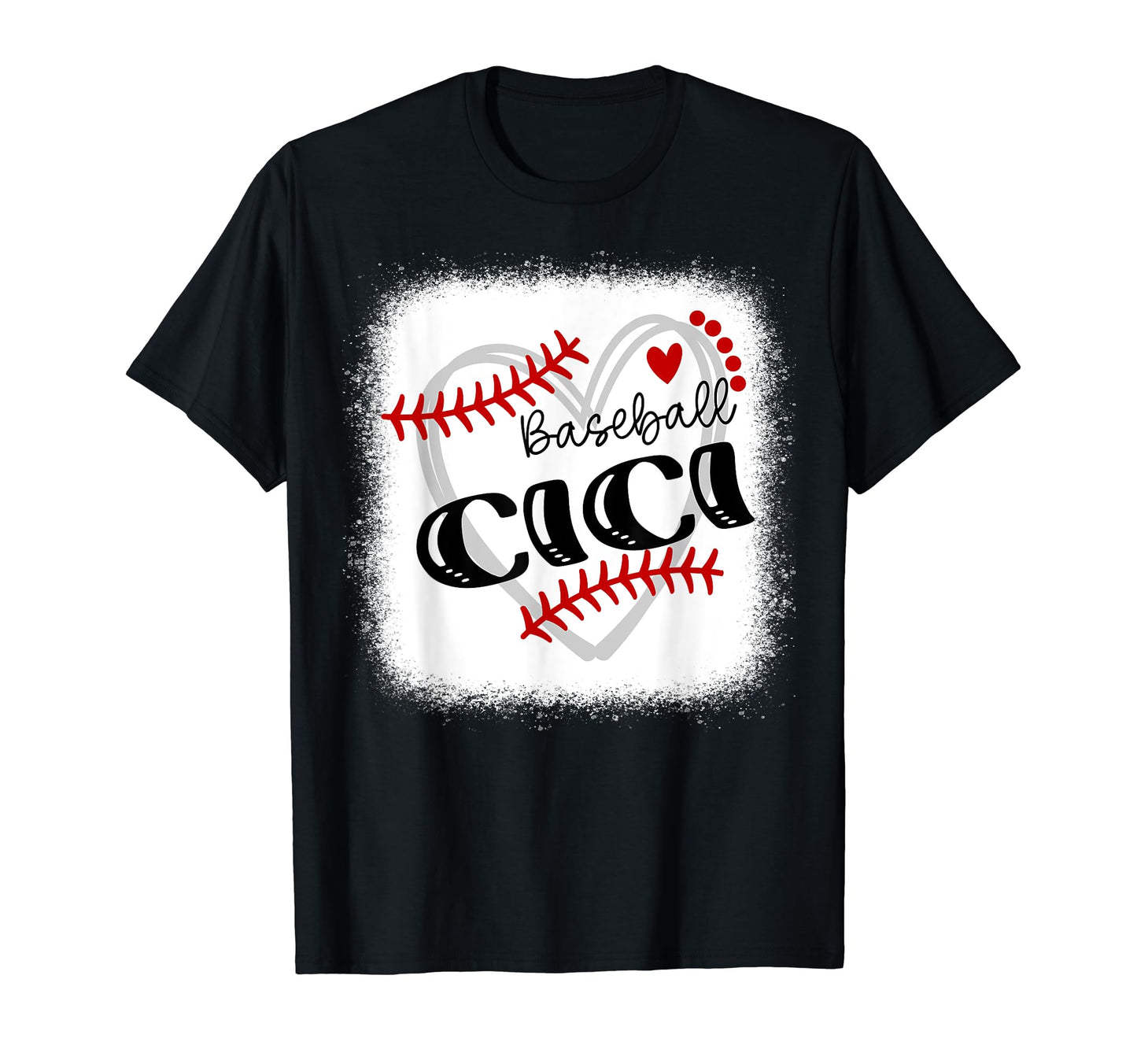 Personalized Baseball Heart Cici T-Shirt - Fun Novelty Design for Adults - T-Shirt, Sweatshirt, Hoodie