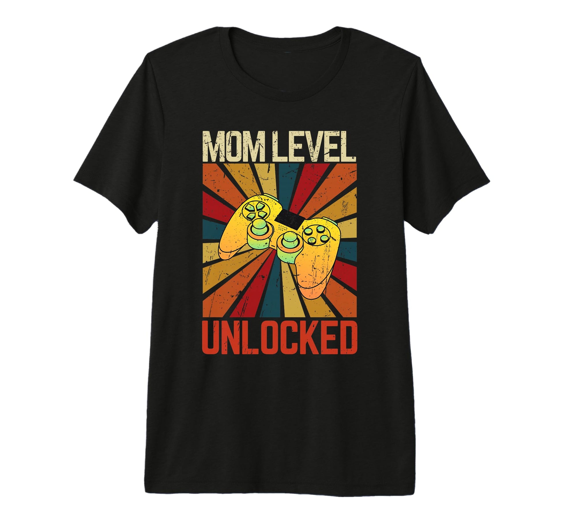 Mom Level Unlocked Pregnancy Mothers T-Shirt - Custom Art Print for Adults - T-Shirt, Sweatshirt, Hoodie