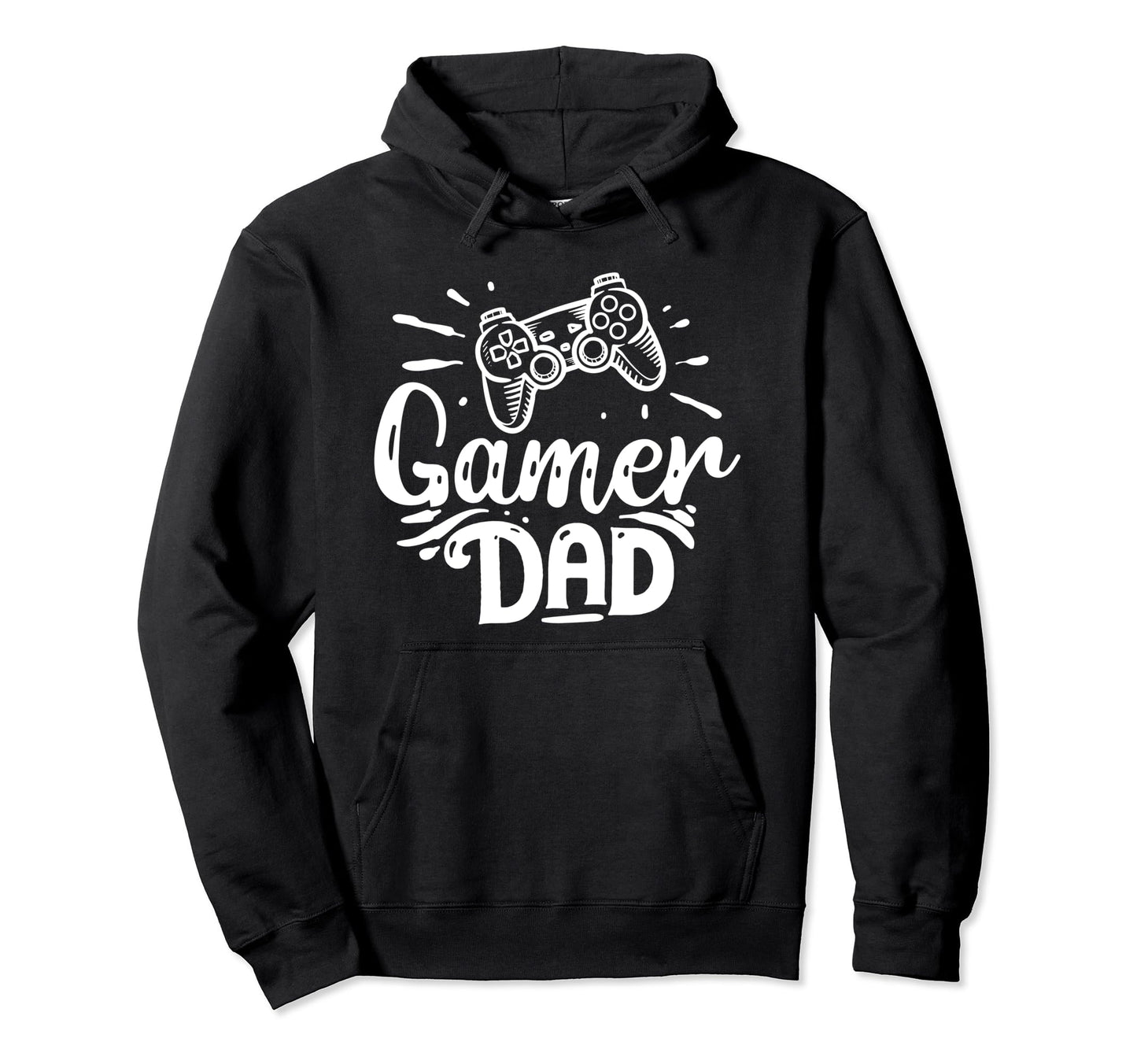 Gamer Dad Fathers Day Gift Daddy And Hoodie - Minimalist Print for Adults - T-Shirt, Sweatshirt, Hoodie