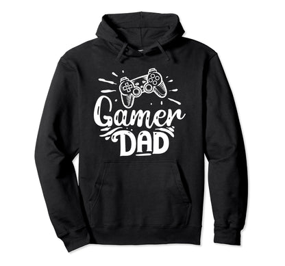 Gamer Dad Fathers Day Gift Daddy And Hoodie - Minimalist Print for Adults - T-Shirt, Sweatshirt, Hoodie