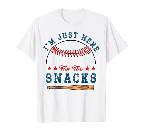Funny Im Just Here Snacks Fantasy T-Shirt - Casual Everyday Wear Men Women - T-Shirt, Sweatshirt, Hoodie