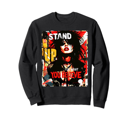 Punk Graffiti 90S Grunge Art Sweatshirt - Trendy Graphic for Adults - T-Shirt, Sweatshirt, Hoodie