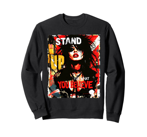 Punk Graffiti 90S Grunge Art Sweatshirt - Trendy Graphic for Adults - T-Shirt, Sweatshirt, Hoodie