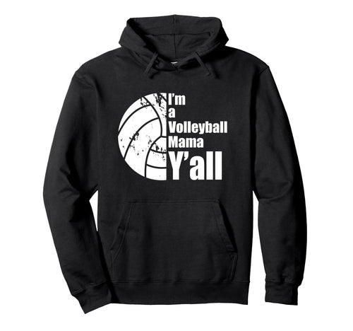 White Volleyball Mom Funny Sports Hoodie - Aesthetic Graphic for Adults - T-Shirt, Sweatshirt, Hoodie