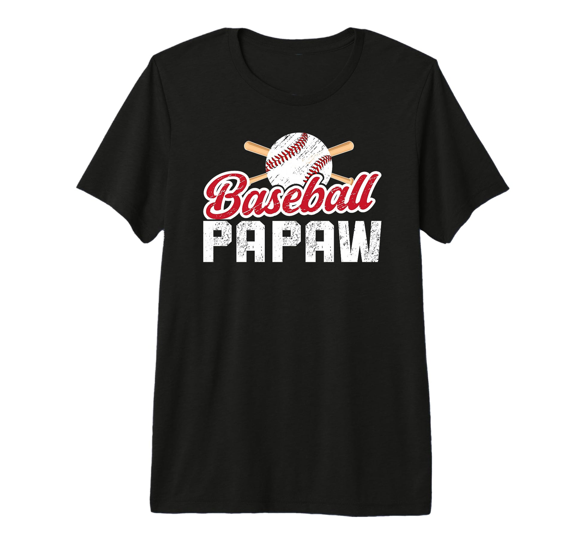 Mens Baseball Papaw Proud Papaw Baseball T-Shirt - Graphic Print Men Women - T-Shirt, Sweatshirt, Hoodie