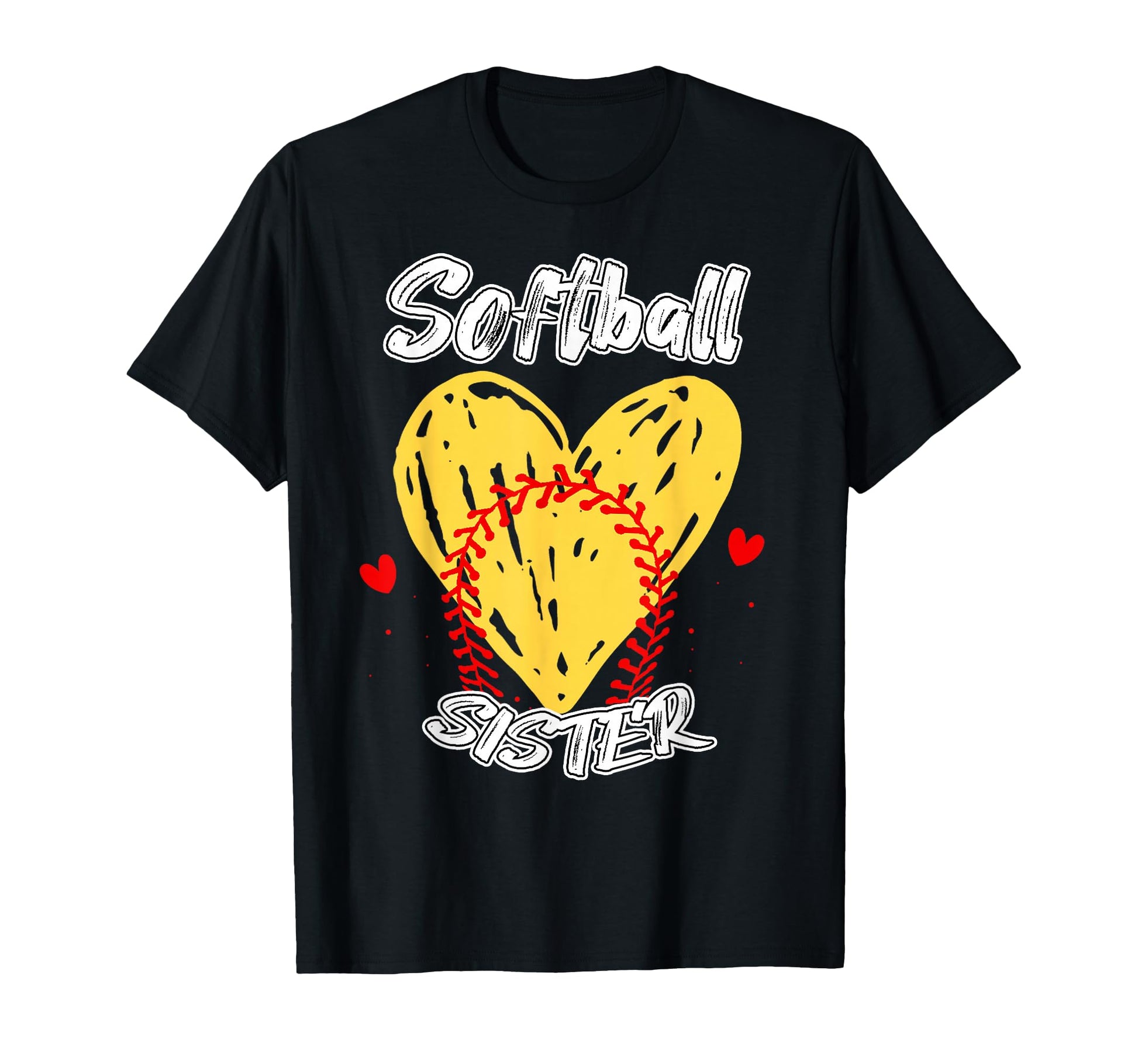 Softball Sister Softball Family T-Shirt - Minimalist Print Men Women - T-Shirt, Sweatshirt, Hoodie