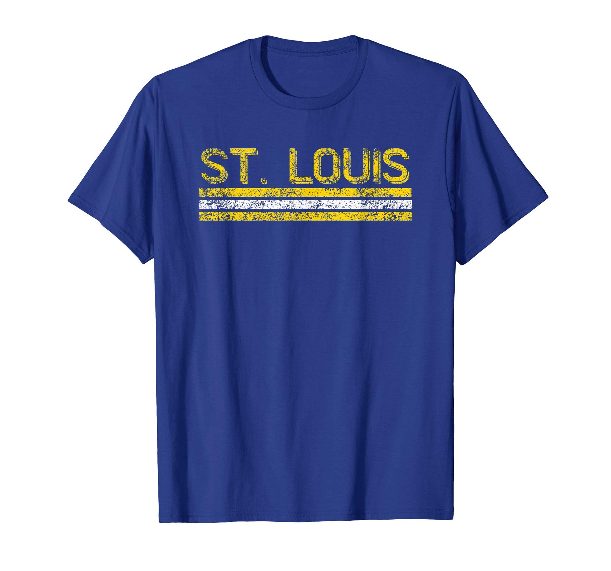 St Louis Missouri Weathered Stripe T-Shirt - Unique Graphic Unisex - T-Shirt, Sweatshirt, Hoodie