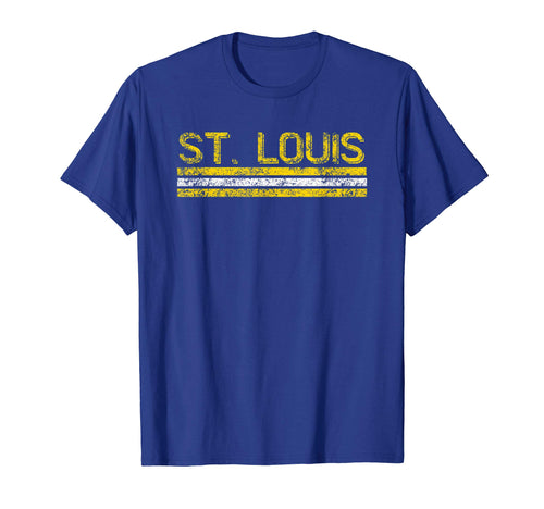 St Louis Missouri Weathered Stripe T-Shirt - Unique Graphic Unisex - T-Shirt, Sweatshirt, Hoodie