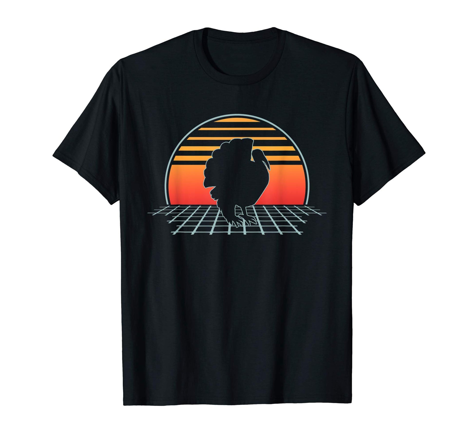 Turkey 70S 80S Animal Vaporwave Aesthetic T-Shirt - Novelty Apparel Unisex - T-Shirt, Sweatshirt, Hoodie