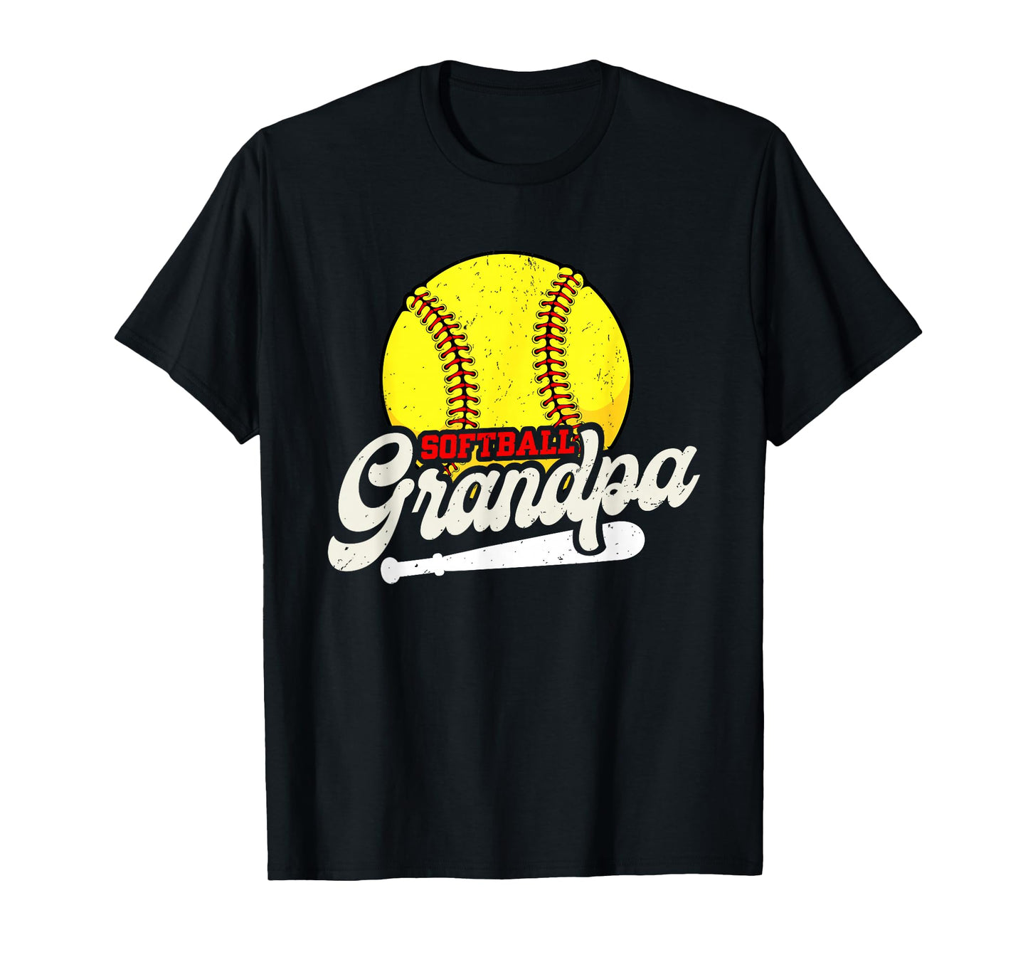 Happy Fathers Day Softball Papa T-Shirt - Casual Everyday Wear for Adults - T-Shirt, Sweatshirt, Hoodie