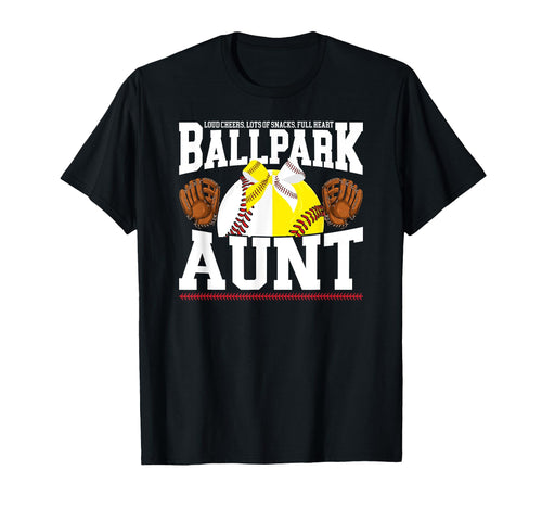 Funny Baseball Softball Aunt Softball T-Shirt - Fun Novelty Design Unisex - T-Shirt, Sweatshirt, Hoodie