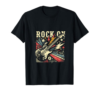 Rock Grunge Electric Guitar Art T-Shirt - Streetwear Style for Adults - T-Shirt, Sweatshirt, Hoodie