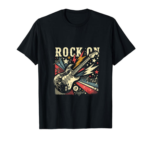 Rock Grunge Electric Guitar Art T-Shirt - Streetwear Style for Adults - T-Shirt, Sweatshirt, Hoodie