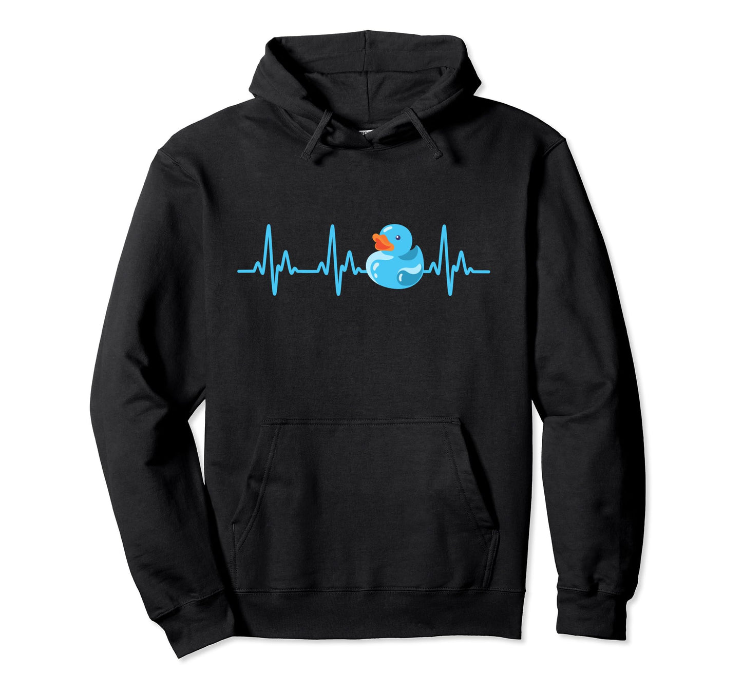 Yellow Rainbow Rubber Duck 70S 80S Hoodie - Novelty Apparel for Adults - T-Shirt, Sweatshirt, Hoodie