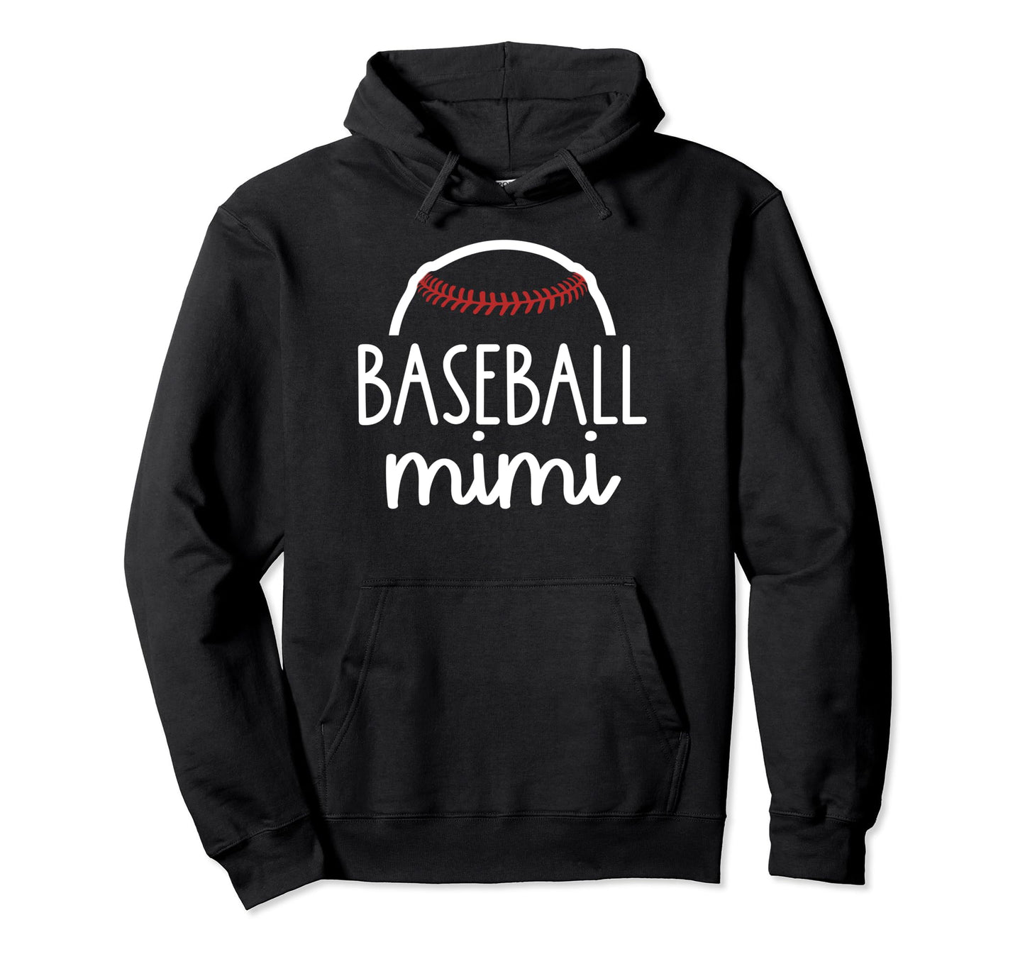 Baseball Mimi Baseball Game Day Ball Hoodie - Trendy Graphic Men Women - T-Shirt, Sweatshirt, Hoodie