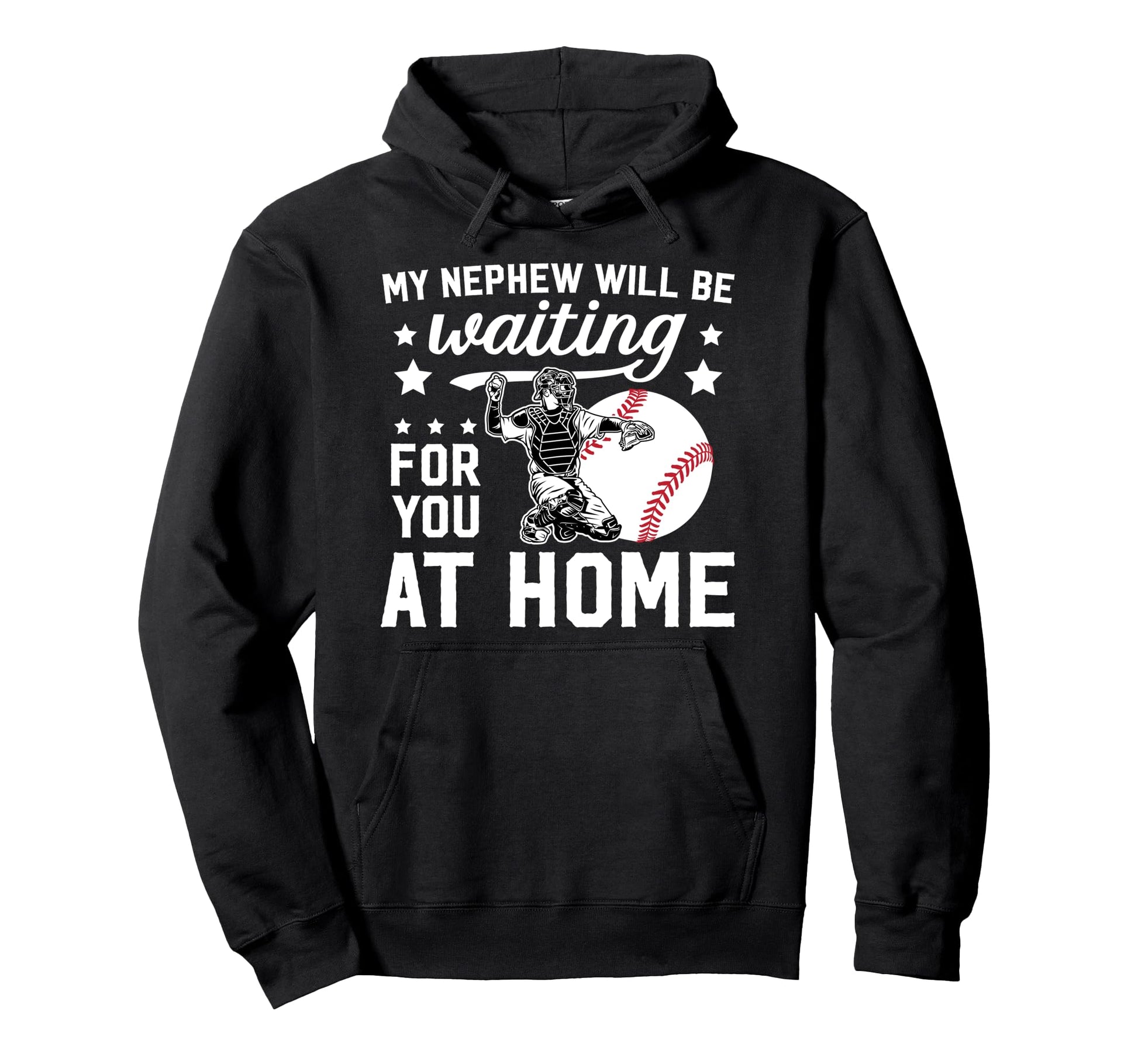 Funny Baseball Catcher Aunt Baseball Hoodie - Unique Graphic Men Women - T-Shirt, Sweatshirt, Hoodie