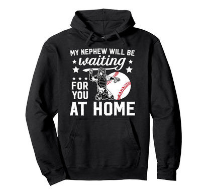 Funny Baseball Catcher Aunt Baseball Hoodie - Unique Graphic Men Women - T-Shirt, Sweatshirt, Hoodie