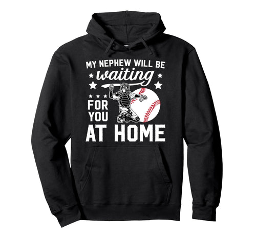 Funny Baseball Catcher Aunt Baseball Hoodie - Unique Graphic Men Women - T-Shirt, Sweatshirt, Hoodie