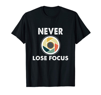 Funny Photographer Camera Never Lose T-Shirt - Streetwear Style for Adults - T-Shirt, Sweatshirt, Hoodie