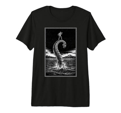 Photographer Octopus Moon Camera T-Shirt - Trendy Graphic Men Women - T-Shirt, Sweatshirt, Hoodie