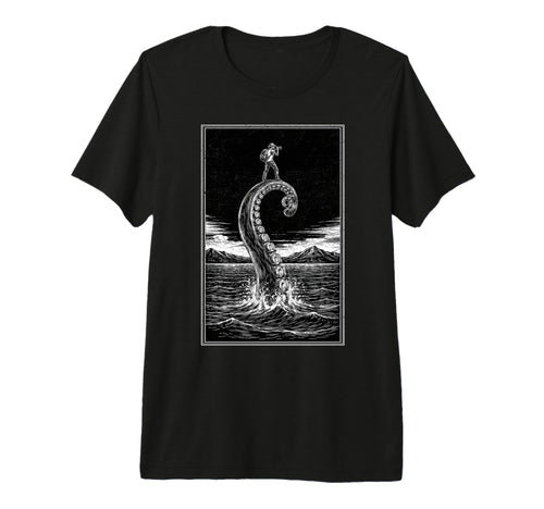 Photographer Octopus Moon Camera T-Shirt - Trendy Graphic Men Women - T-Shirt, Sweatshirt, Hoodie