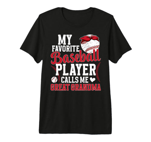 Proud Baseball Great Grandma Baseball T-Shirt - Novelty Apparel for Adults - T-Shirt, Sweatshirt, Hoodie
