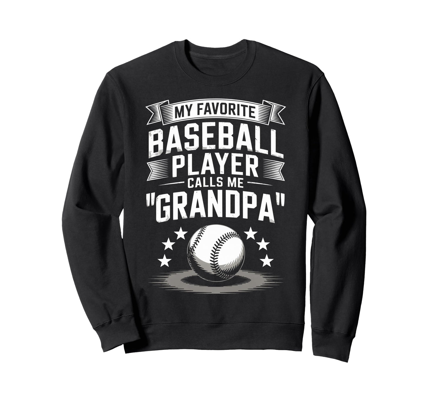 Funny My Favorite Baseball Player Sweatshirt - Custom Art Print for Adults - T-Shirt, Sweatshirt, Hoodie