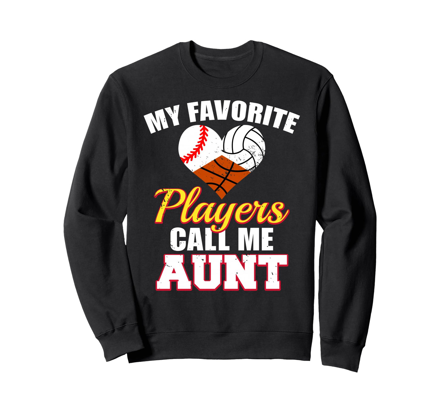 My Favorite Baseball Volleyball Sweatshirt - Custom Art Print Unisex - T-Shirt, Sweatshirt, Hoodie