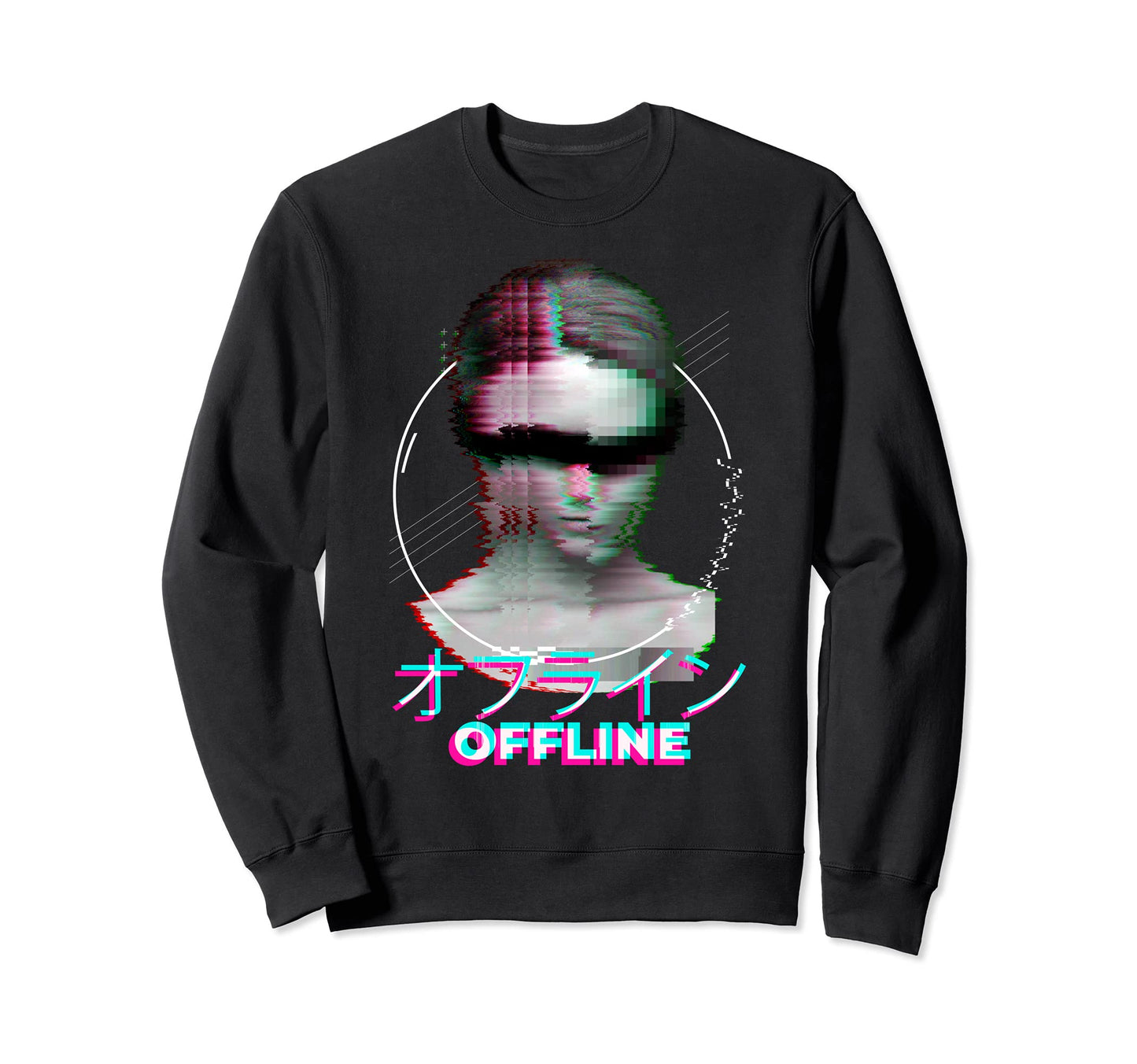 Japanese 90S Minimal Soft Grunge Sweatshirt - Minimalist Print Men Women - T-Shirt, Sweatshirt, Hoodie