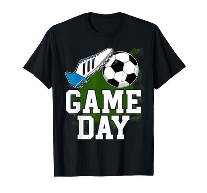 Game Day Soccer Ball Hearts Soccer Mom T-Shirt - Unique Graphic for Adults - T-Shirt, Sweatshirt, Hoodie