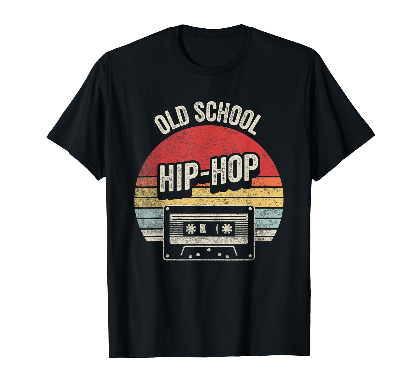 Old School Hip Hop Cassette Vibes T-Shirt - Custom Art Print Men Women - T-Shirt, Sweatshirt, Hoodie